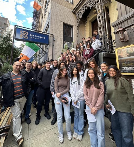 Students from Spanish 4 and AP Spanish took a trip to New York City to see an authentic Spanish play. 