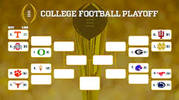 The college football playoff rankings are in, playoffs underway