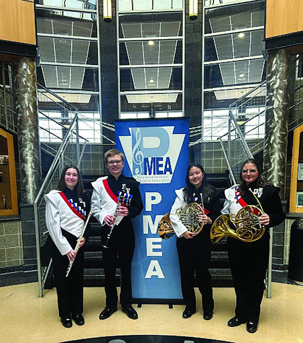 Grace Stevens, Owen Carso, Claire Choi and Sophie Allen performed in the District Band Concert.
